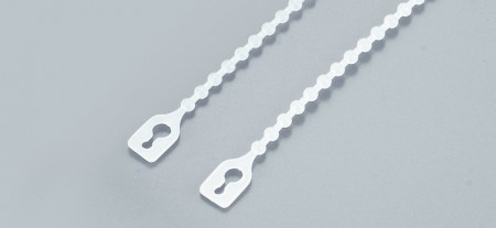 107x2,3 mm (4,2x0,09 Zoll), Kabelbinder, PA66, Perlenartig, Lösbare - Perlenbeschichtete Kabelbinder